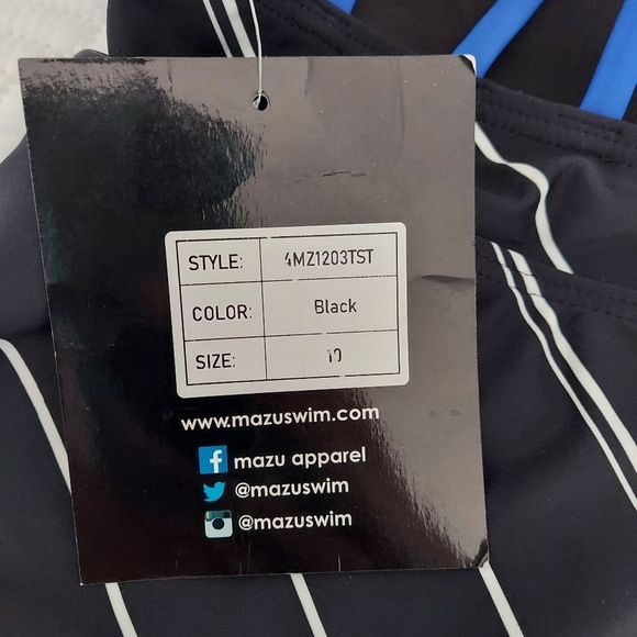 Mazu Swimwear High-Neck Tankini Top - Picture 7 of 10